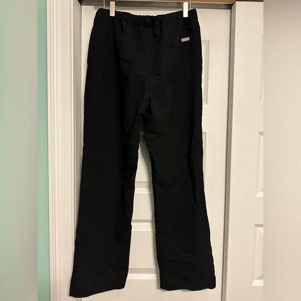 Figs Men’s M Pisco Scrub Pants Black Gray FM4500 Medical Nurse Workwear EEUC!